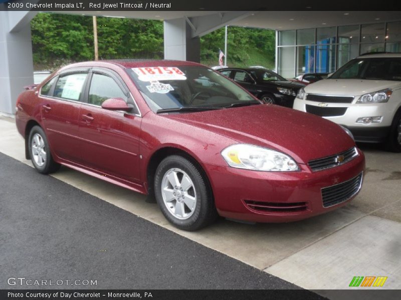 Red Jewel Tintcoat / Neutral 2009 Chevrolet Impala LT