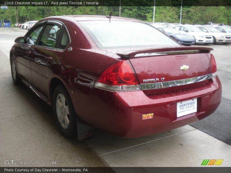 Red Jewel Tintcoat / Neutral 2009 Chevrolet Impala LT