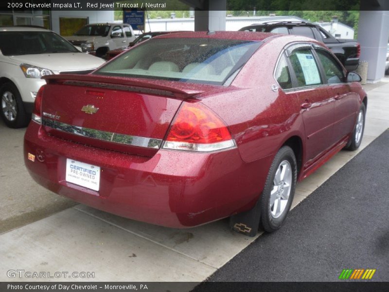 Red Jewel Tintcoat / Neutral 2009 Chevrolet Impala LT