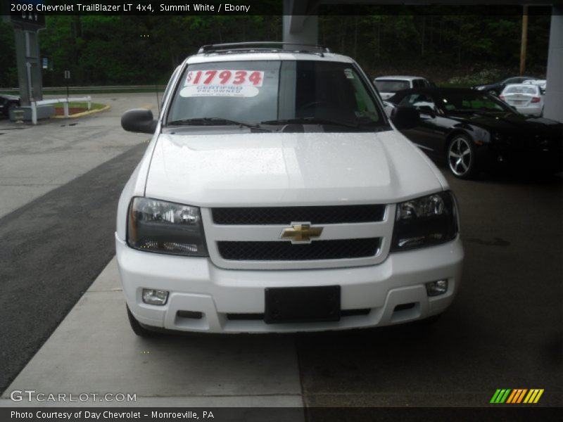 Summit White / Ebony 2008 Chevrolet TrailBlazer LT 4x4