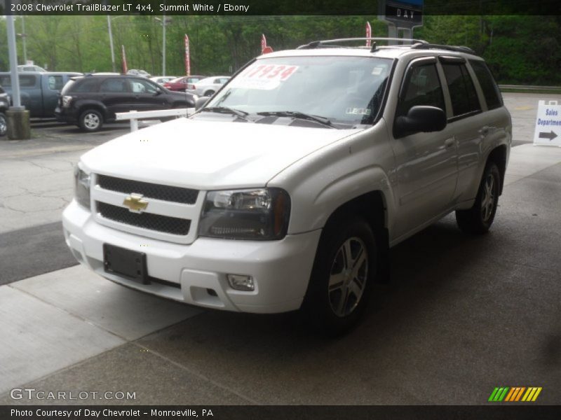Summit White / Ebony 2008 Chevrolet TrailBlazer LT 4x4