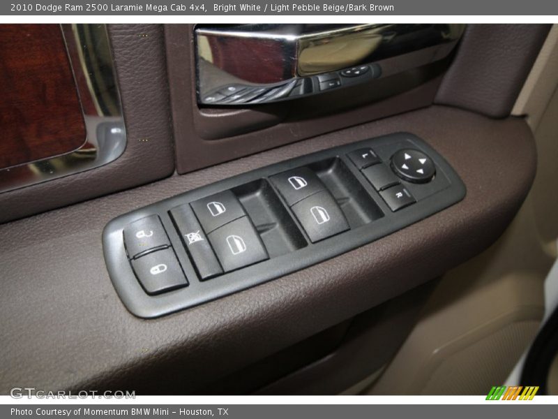 Bright White / Light Pebble Beige/Bark Brown 2010 Dodge Ram 2500 Laramie Mega Cab 4x4