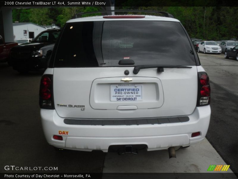 Summit White / Ebony 2008 Chevrolet TrailBlazer LT 4x4