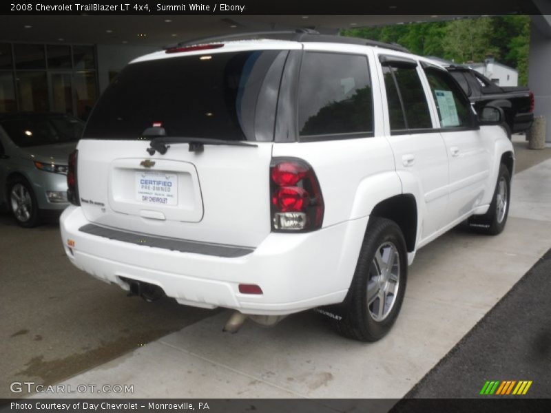 Summit White / Ebony 2008 Chevrolet TrailBlazer LT 4x4