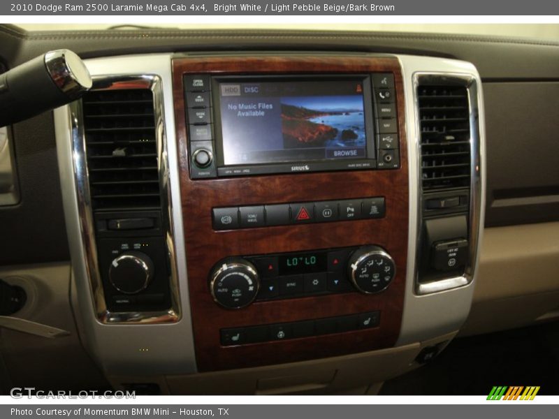 Bright White / Light Pebble Beige/Bark Brown 2010 Dodge Ram 2500 Laramie Mega Cab 4x4