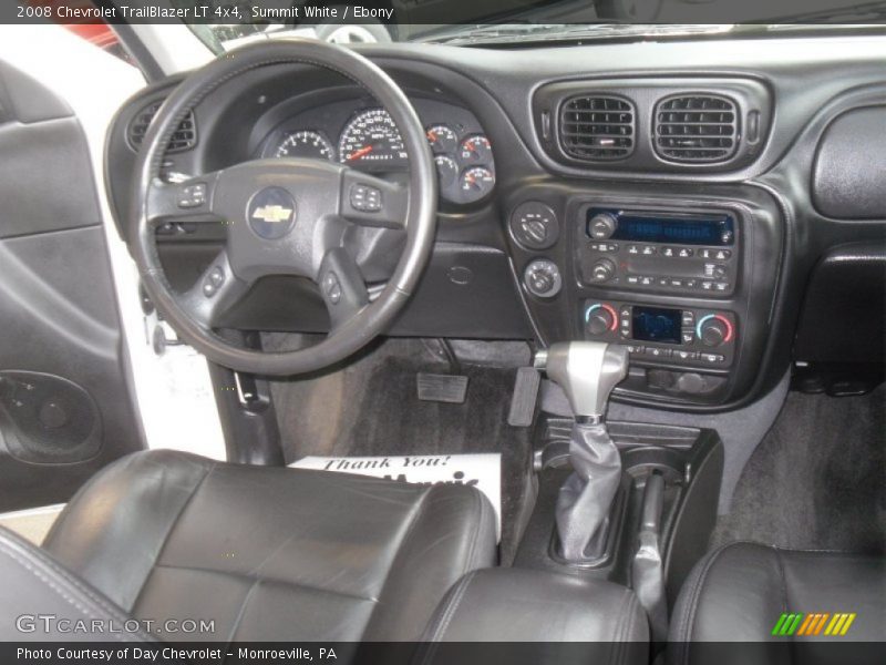 Summit White / Ebony 2008 Chevrolet TrailBlazer LT 4x4