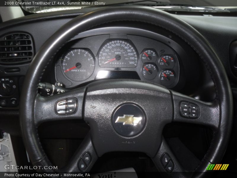 Summit White / Ebony 2008 Chevrolet TrailBlazer LT 4x4