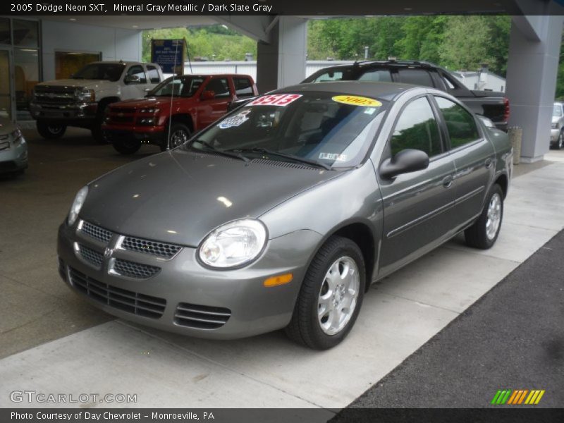 Mineral Gray Metallic / Dark Slate Gray 2005 Dodge Neon SXT
