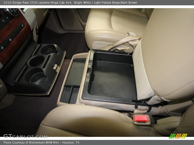 Bright White / Light Pebble Beige/Bark Brown 2010 Dodge Ram 2500 Laramie Mega Cab 4x4