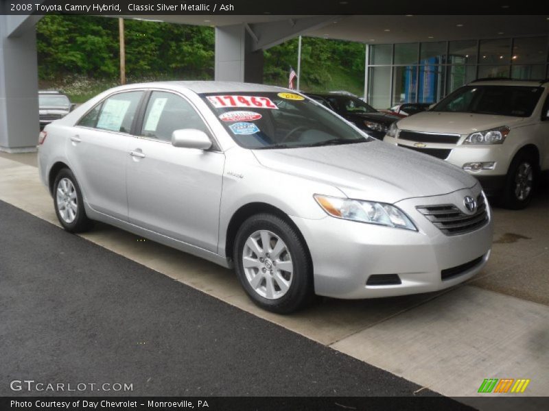 Classic Silver Metallic / Ash 2008 Toyota Camry Hybrid