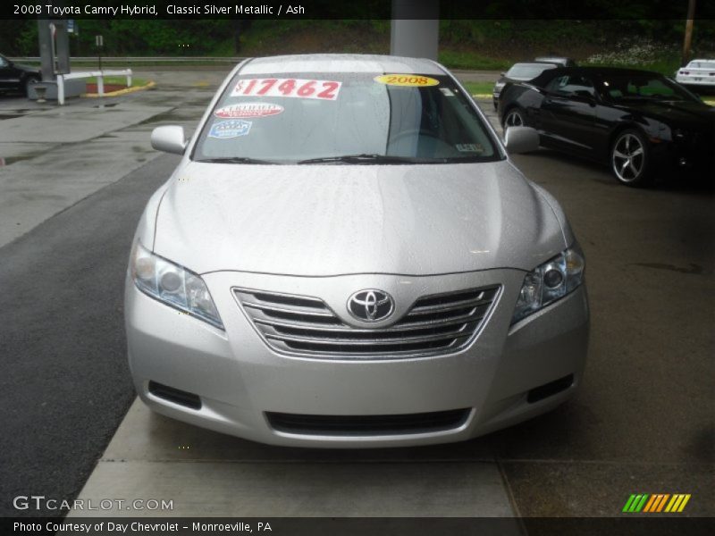 Classic Silver Metallic / Ash 2008 Toyota Camry Hybrid