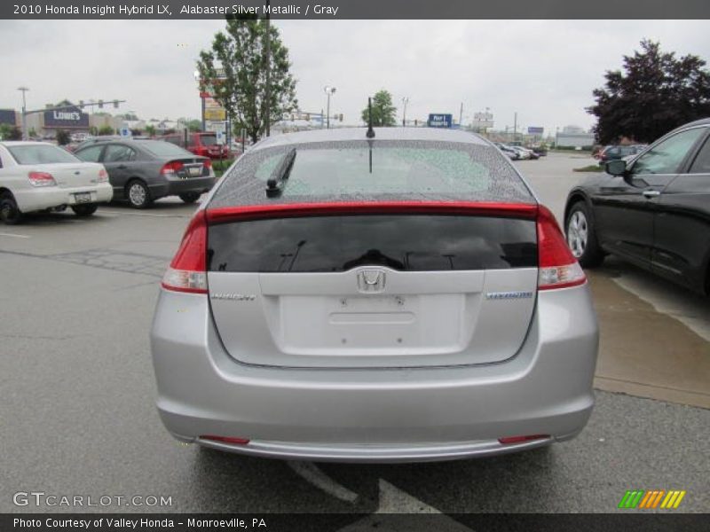 Alabaster Silver Metallic / Gray 2010 Honda Insight Hybrid LX