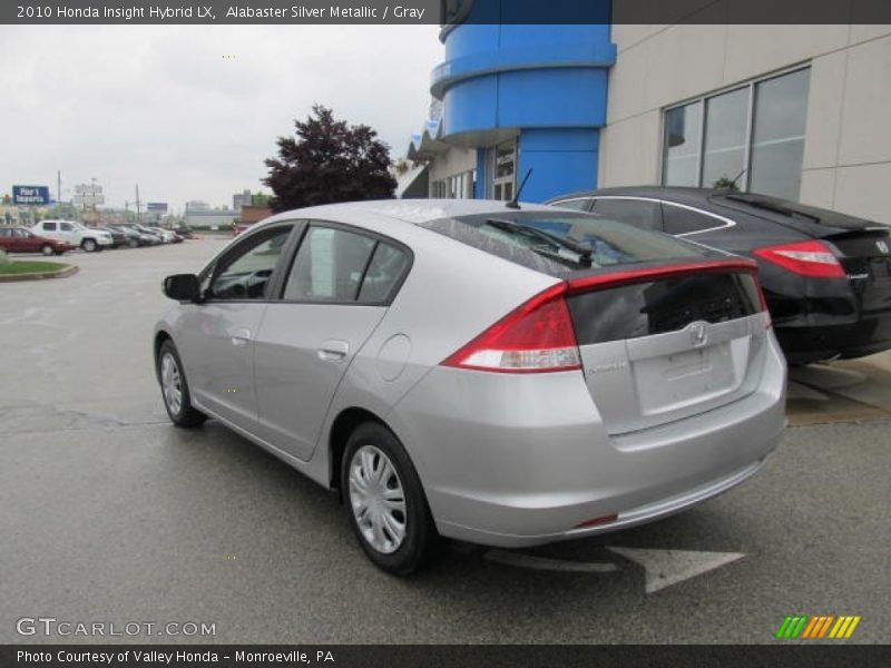 Alabaster Silver Metallic / Gray 2010 Honda Insight Hybrid LX