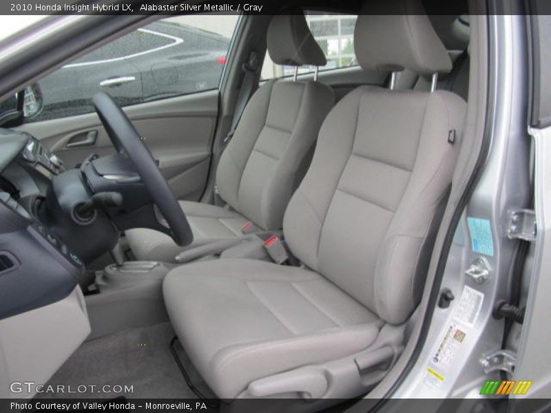 Alabaster Silver Metallic / Gray 2010 Honda Insight Hybrid LX