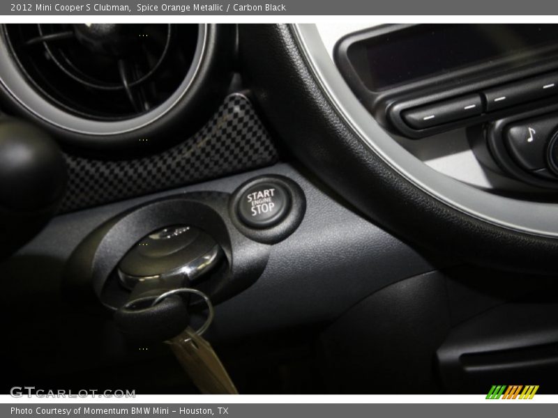 Spice Orange Metallic / Carbon Black 2012 Mini Cooper S Clubman
