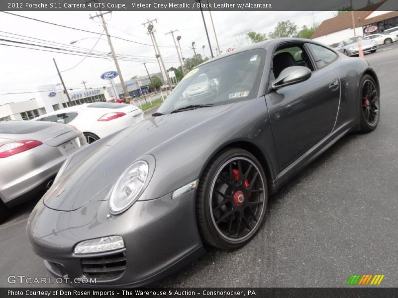 Meteor Grey Metallic / Black Leather w/Alcantara 2012 Porsche 911 Carrera 4 GTS Coupe