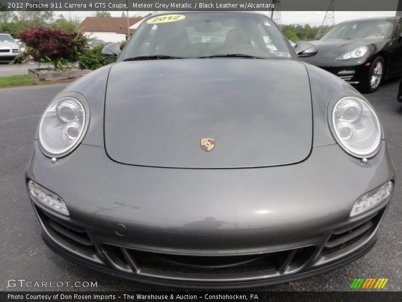 Meteor Grey Metallic / Black Leather w/Alcantara 2012 Porsche 911 Carrera 4 GTS Coupe