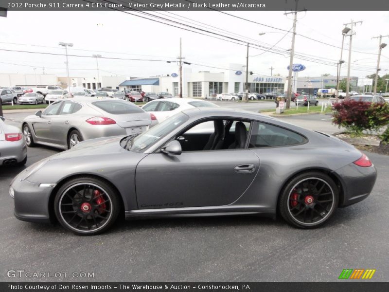 Meteor Grey Metallic / Black Leather w/Alcantara 2012 Porsche 911 Carrera 4 GTS Coupe