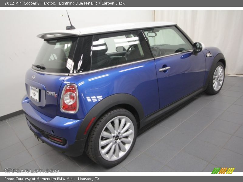 Lightning Blue Metallic / Carbon Black 2012 Mini Cooper S Hardtop