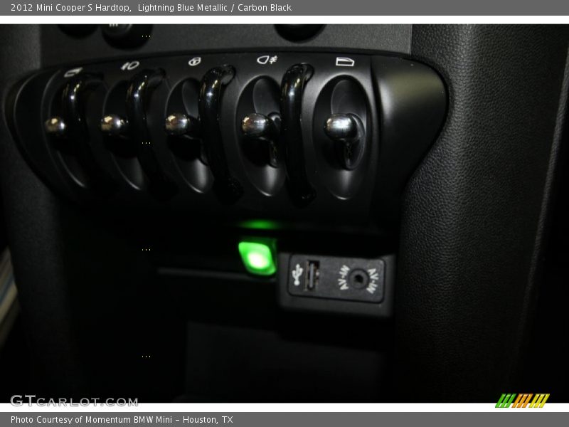 Lightning Blue Metallic / Carbon Black 2012 Mini Cooper S Hardtop