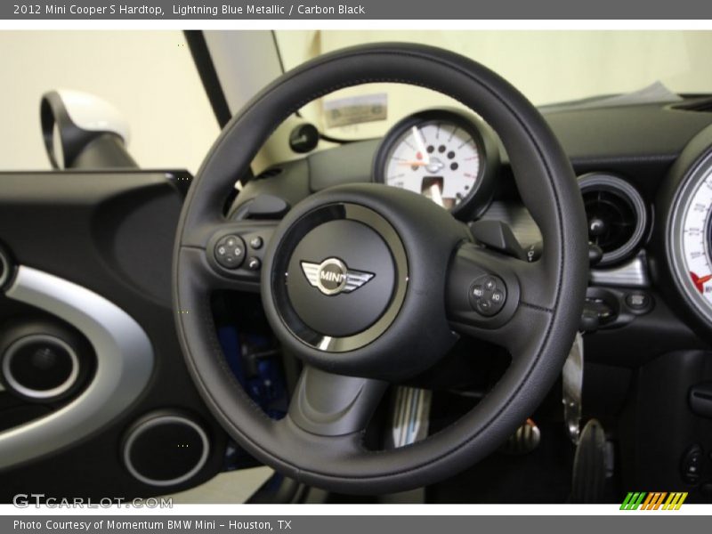 Lightning Blue Metallic / Carbon Black 2012 Mini Cooper S Hardtop
