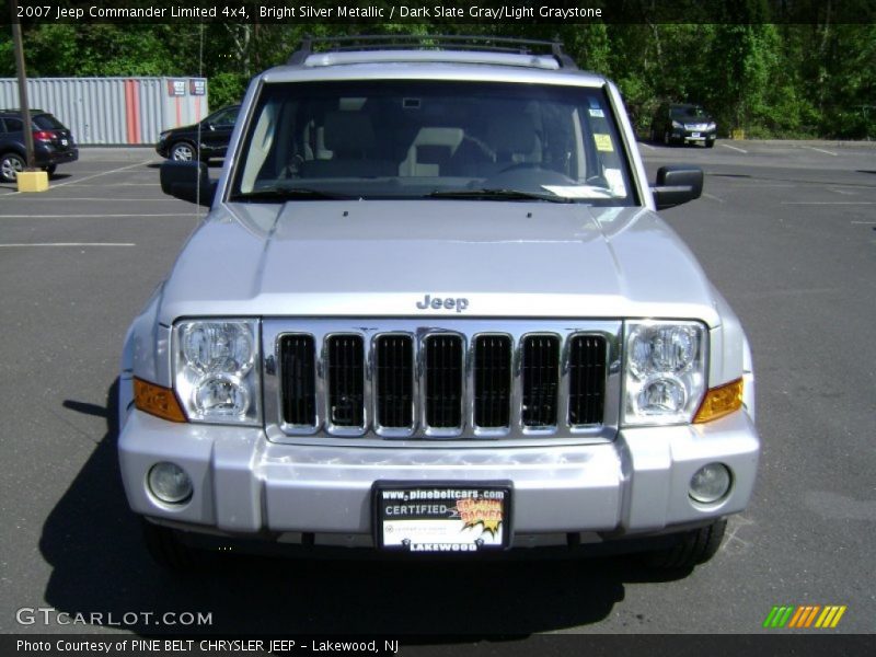Bright Silver Metallic / Dark Slate Gray/Light Graystone 2007 Jeep Commander Limited 4x4