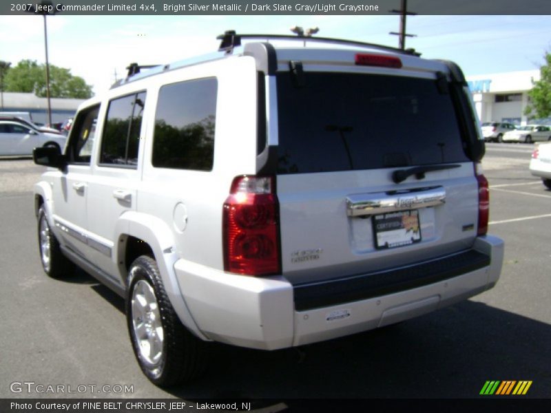 Bright Silver Metallic / Dark Slate Gray/Light Graystone 2007 Jeep Commander Limited 4x4