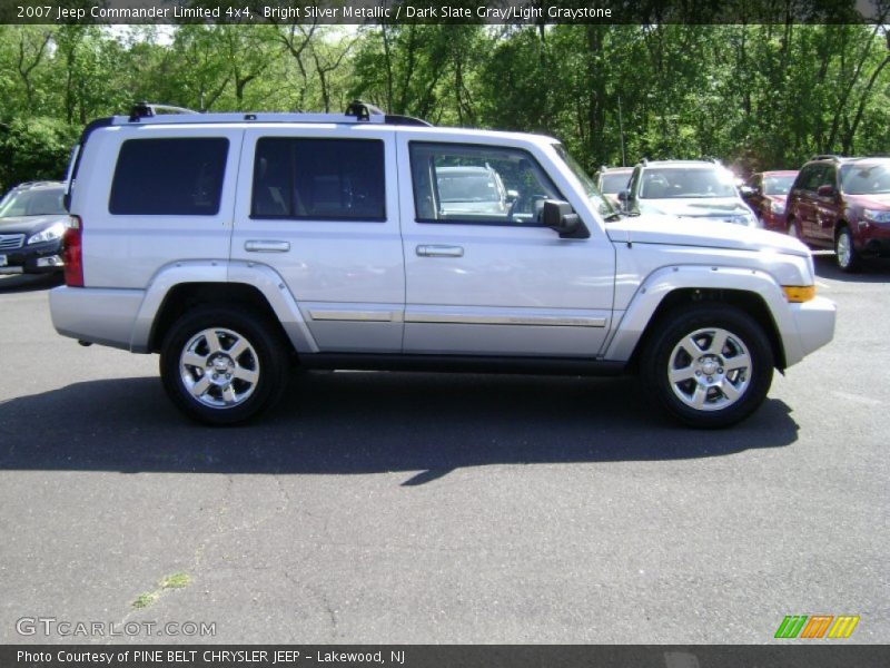 Bright Silver Metallic / Dark Slate Gray/Light Graystone 2007 Jeep Commander Limited 4x4