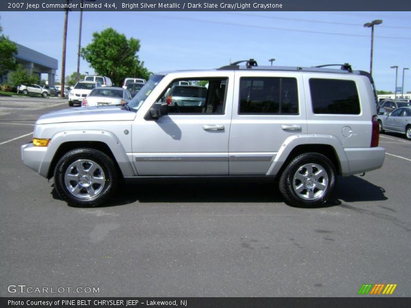 Bright Silver Metallic / Dark Slate Gray/Light Graystone 2007 Jeep Commander Limited 4x4