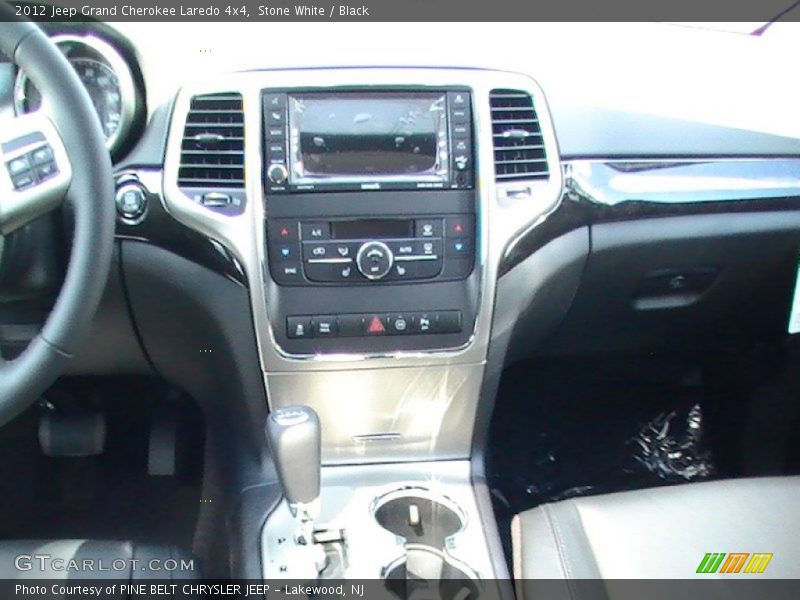 Stone White / Black 2012 Jeep Grand Cherokee Laredo 4x4