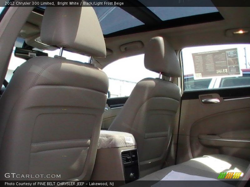 Bright White / Black/Light Frost Beige 2012 Chrysler 300 Limited