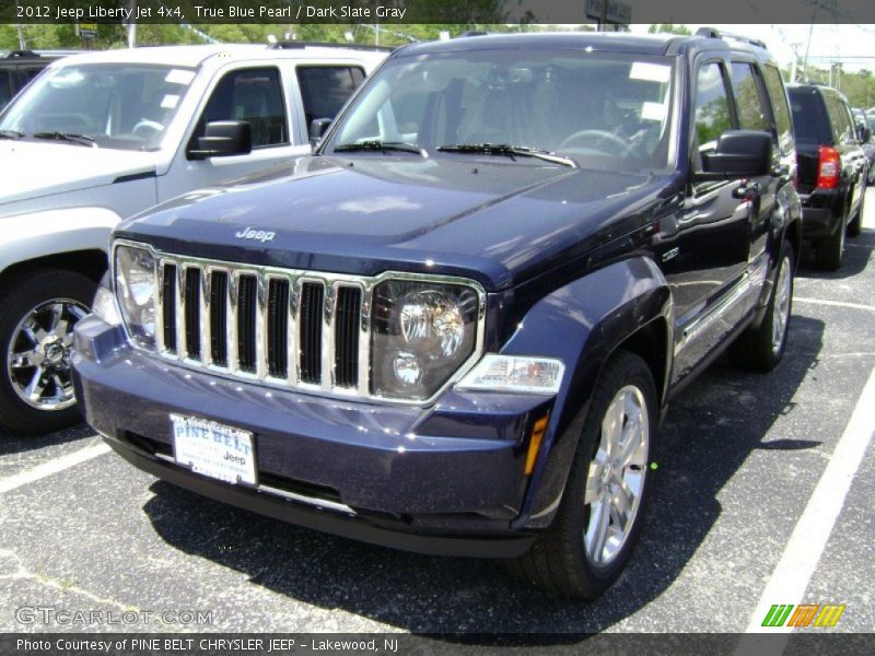 True Blue Pearl / Dark Slate Gray 2012 Jeep Liberty Jet 4x4