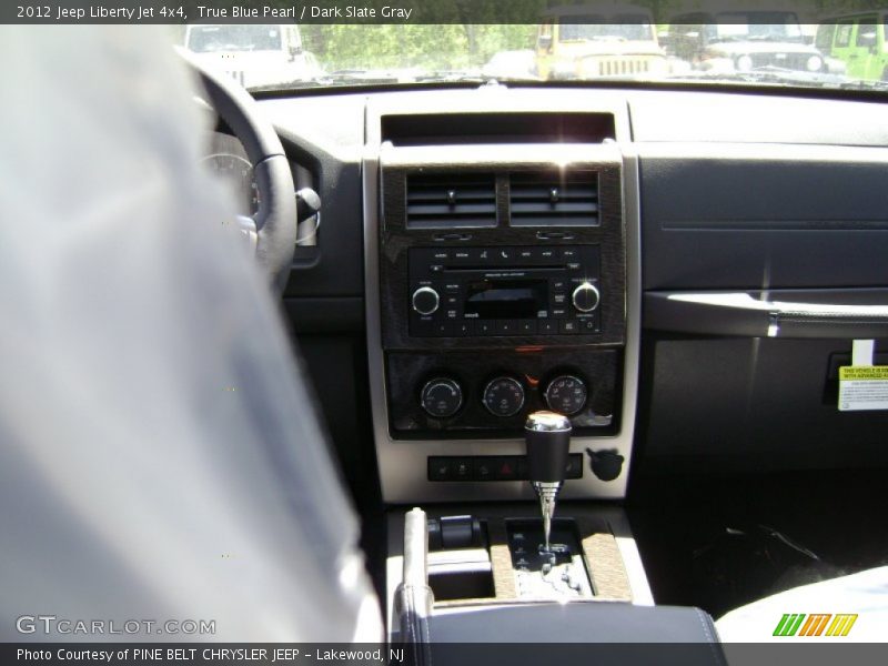 True Blue Pearl / Dark Slate Gray 2012 Jeep Liberty Jet 4x4