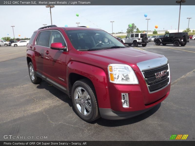 Merlot Jewel Metallic / Light Titanium 2012 GMC Terrain SLE