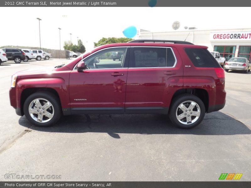 Merlot Jewel Metallic / Light Titanium 2012 GMC Terrain SLE
