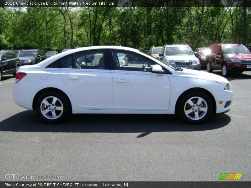 Summit White / Medium Titanium 2011 Chevrolet Cruze LT