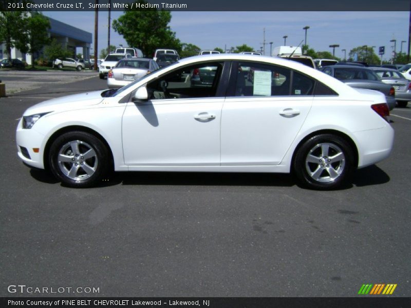 Summit White / Medium Titanium 2011 Chevrolet Cruze LT