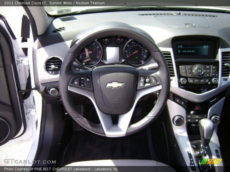 Summit White / Medium Titanium 2011 Chevrolet Cruze LT