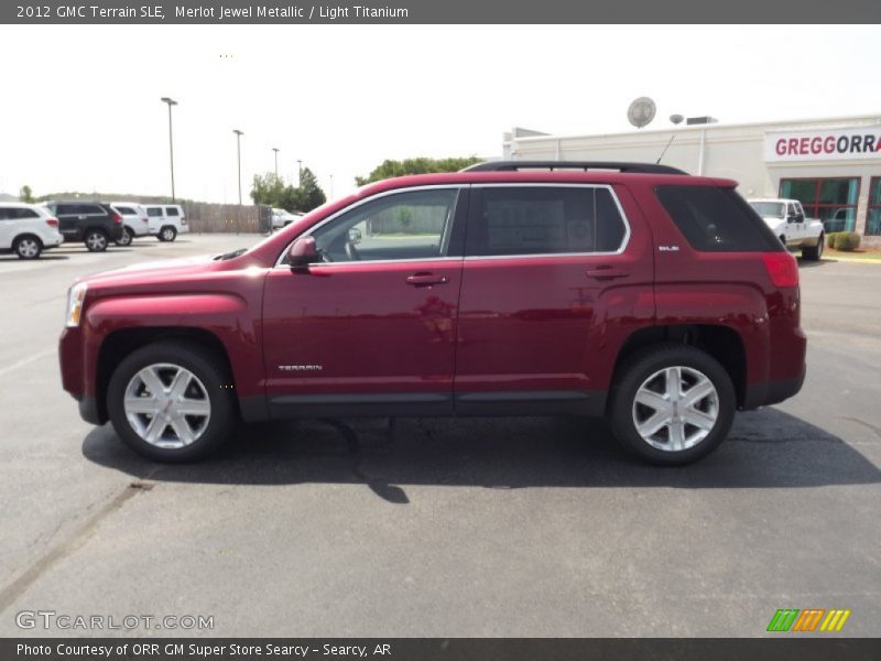 Merlot Jewel Metallic / Light Titanium 2012 GMC Terrain SLE