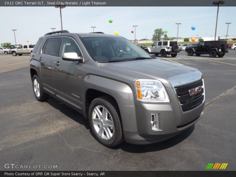 Steel Gray Metallic / Light Titanium 2012 GMC Terrain SLT
