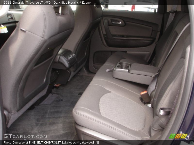 Dark Blue Metallic / Ebony 2012 Chevrolet Traverse LT AWD