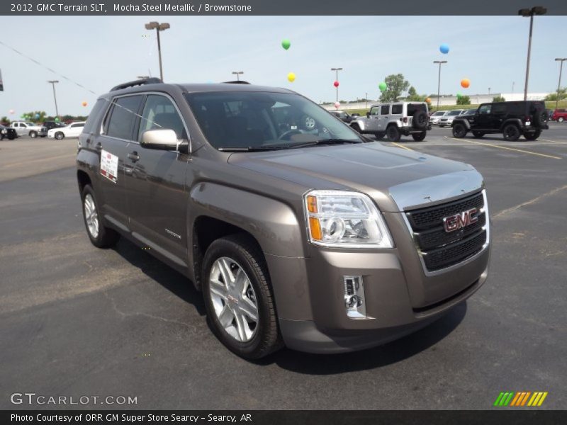 Mocha Steel Metallic / Brownstone 2012 GMC Terrain SLT