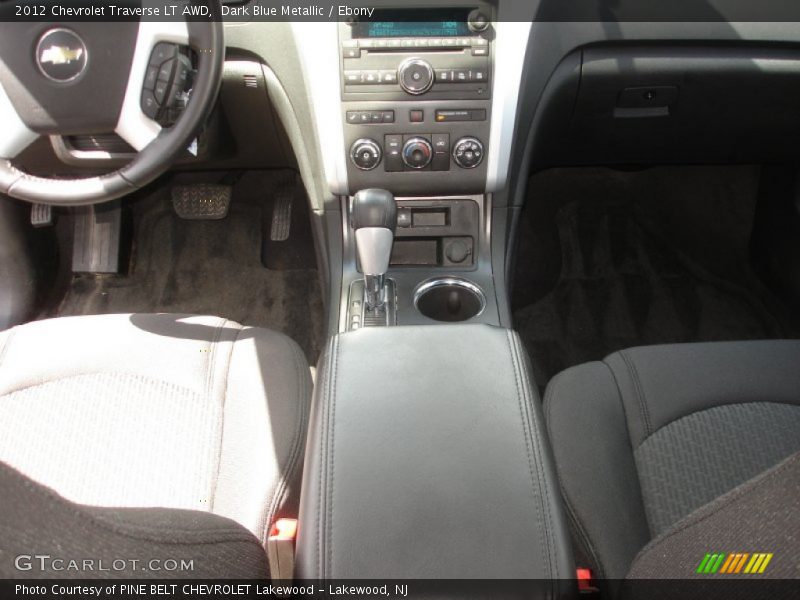 Dark Blue Metallic / Ebony 2012 Chevrolet Traverse LT AWD