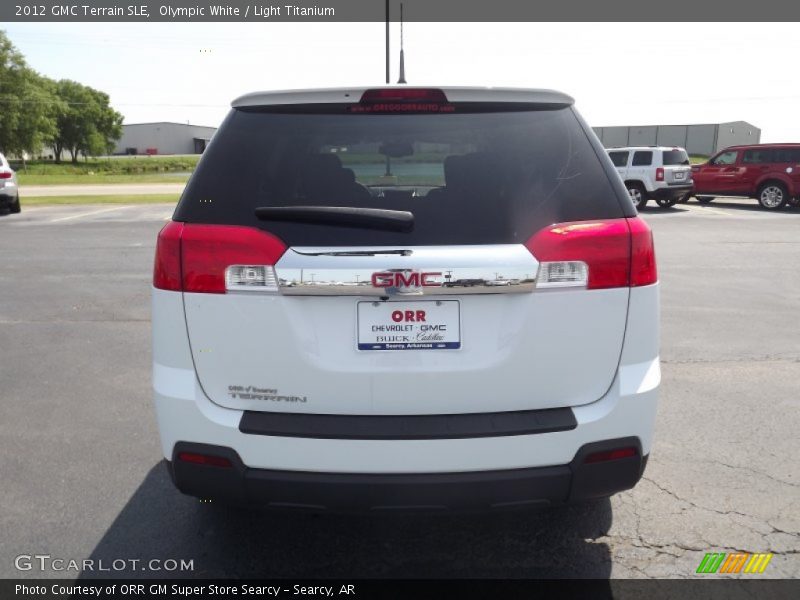 Olympic White / Light Titanium 2012 GMC Terrain SLE