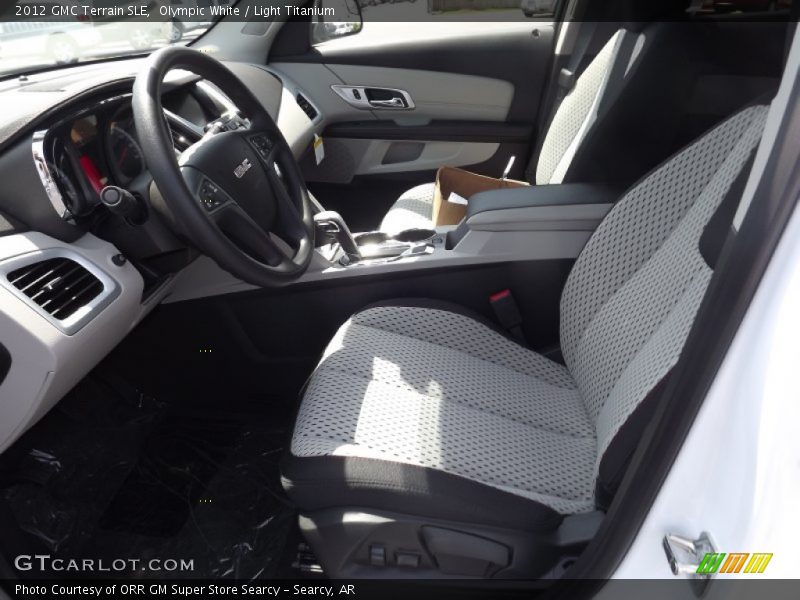 Olympic White / Light Titanium 2012 GMC Terrain SLE