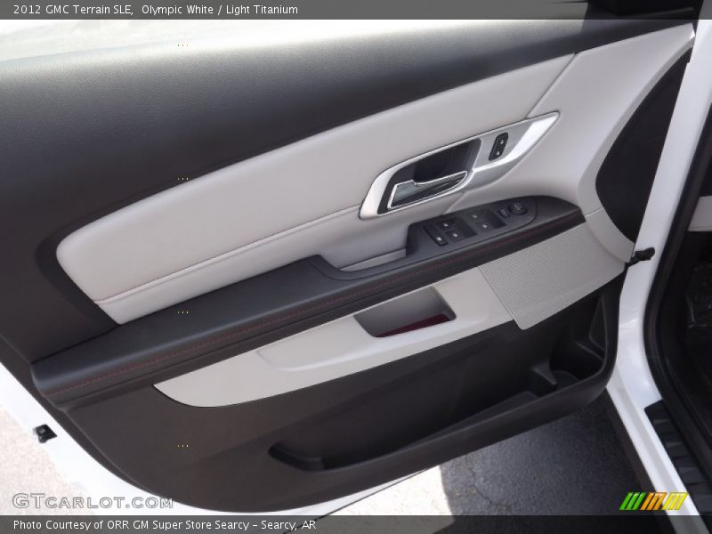 Olympic White / Light Titanium 2012 GMC Terrain SLE