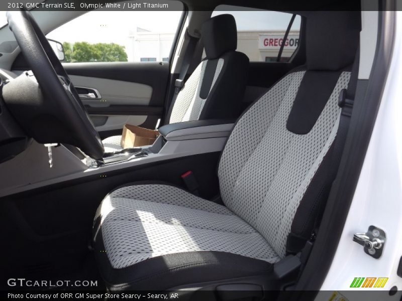 Olympic White / Light Titanium 2012 GMC Terrain SLE