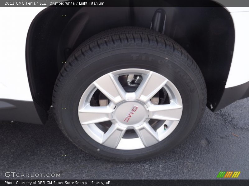 Olympic White / Light Titanium 2012 GMC Terrain SLE