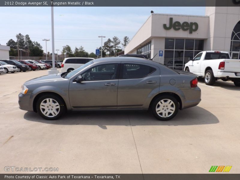 Tungsten Metallic / Black 2012 Dodge Avenger SE