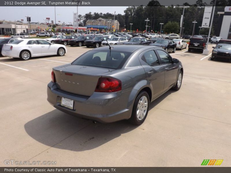 Tungsten Metallic / Black 2012 Dodge Avenger SE